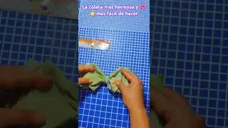 La coleta mas hermosa y mas facil de hacer #coser #sewing #diy #costura #sew #trucos #ideas