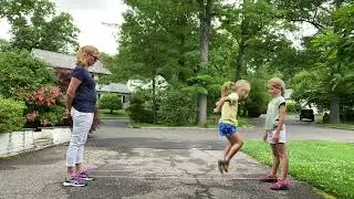 Gross motor activities Kindergarteners and up. (Chinese jump rope)
