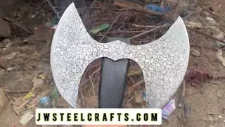 Mastering the Viking Double-Edged Axe | Handcrafted Precision