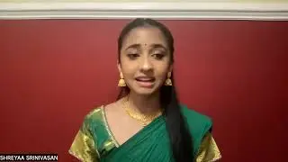 Shreyaa Srinivasan's recital for Sangeeta Satsanga