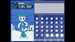 My Life as a Teenage Robot Hangman (Nickelodeon Games)