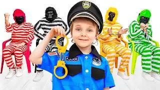 Five Monkeys Escape the Police Station!