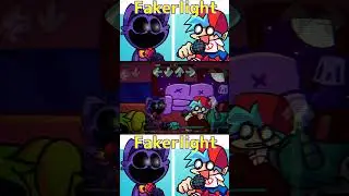 Friday Night Funkin Sleep Darkness V3 VS CatNap【Poppy Playtime】#shorts