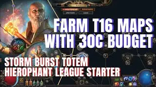 [POE 3.23, 3.24] Storm Burst Totem Hierophant League Starter - Extremely Low Budget