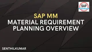 SAP MM MRP - Material Requirement Planning (Video 16)