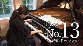 Czerny op.740 No.13, from The Art of Finger Dexterity