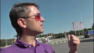 Едем в Старый Оскол и 100-ый бензин на заправке Лукойл (Россия, сентябрь 2018)!