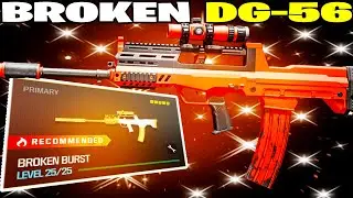 the new *BROKEN* DG-56 CLASS is AMAZING in WARZONE 3! (Best DG-56 Class Setup) - MW3