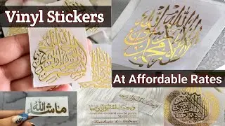 Resin Art || Vinyl Stickers for Resin at cheap rates  || Customize item shop || Memon Foundation