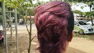 TUTORIAL BLEACHING DAN PEWARNAAN RAMBUT UNGU (VIOLET HAIR)