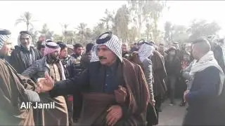 عراضة السادة الاكصارفي فاتحة سيد عدنان ال رهمة القصير ‏رئيس العام لعشائر السادة الاكصار في الديوانية