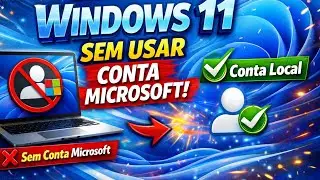 Como Instalar o Windows 11 SEM Conta Microsoft 🚀