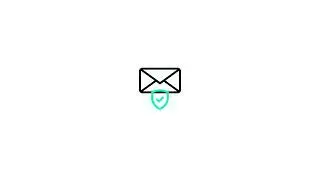 Email icon Lottie JSON animation