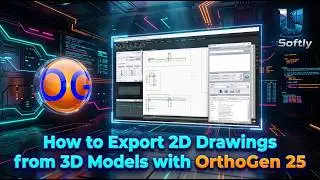 How to Export 2D Drawings from 3D Models with OrthoGen 25