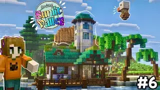 Building a Seaside Fishing Cottage! 🎣 | Sunlit Valley SMP - Ep 06