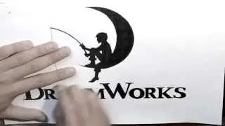 How to Draw Dreamworks logo / Как нарисовать лого DreamWorks / DA