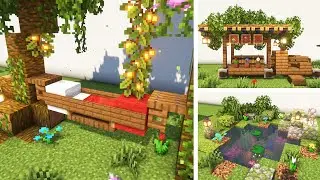 25+ Garden Build Ideas in Minecraft! | Outdoor Build Hacks