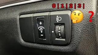 Headlight  Leveler SWITCH Use Karne  ka Sahi Tareka || headlight level adjustment ||