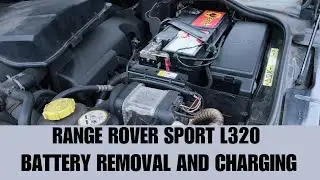 Range Rover Sport L320: Battery Removal & Charging