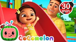 Daddy Daughter Playground Games | Nina's ABCs | @CoComelon Songs for Kids & Nursery Rhymes