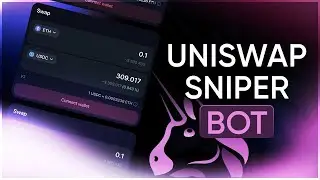 UNISWAP TRAIDING BOT - UNISWAP SNIPER BOT | +400$ per day❗️