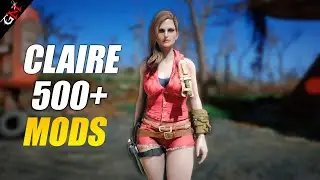 Fallout 4 Ultra Modded CLAIRE Gameplay | 500+ Mods Installed
