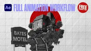 Psycho Collage Style Animation | Animation Workflow 1/2