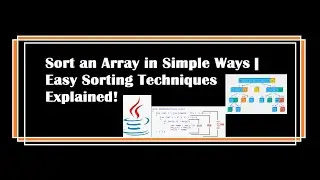 How to Sort an Array in simple way 