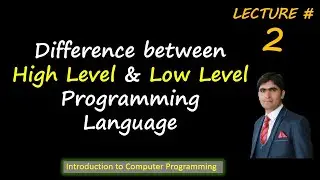 Difference between High Level and Low Level Programming Language | Level of Programming Language