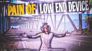 Pain of low end device😶| Bgmi montage in Low end divice