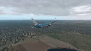 Посадка пассажирского самолета во время урагана/Landing a passenger plane during a hurricane
