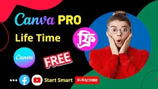 Canva Life Time - 2023  ।   How to get canva pro for free || LIfetime access!! bangla tutorial