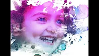 How to Paint Splash Effect in Photoshop in Urdu/Hindi 2020