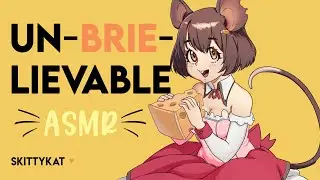 Mouse Girl 🧀 Cheesiest ASMR Triggers ~ hand fluttering, ear noms, licking, and PUNS! 🐁🧀🫕