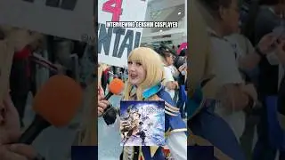 GENSHIN IMPACT COSPLAYER AT ANIME EXPO! #anime #genshinimpact