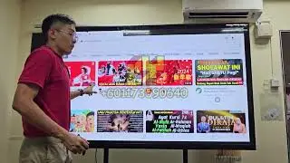 Demonstrating 86 Inch FHD Interactive Smart Board Android