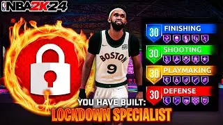 The FIRST EVER 'LOCKDOWN SPECIALIST’ Build To Make For NBA 2K24… ALL AROUND LOCKDOWN DEFENDER BUILD!
