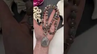 Украшения с агатом Ботсвана