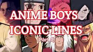 Anime Boys Iconic Lines | Part 4