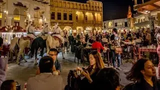 SOUQ WAQIF DOHA QATAR NIGHT  WALK
