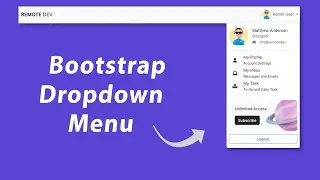 Bootstrap 5 Dropdown Menu: Easy Tutorial