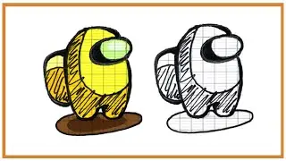 How to Draw AMONG US verry easy