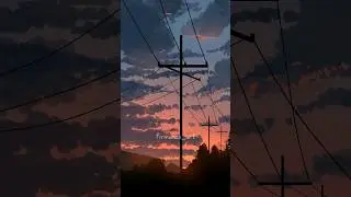 Bagian 32 | Menggambar Pemandamgan Sunset Estetik #ibispaintx #painting #art #digitalart #tutorial