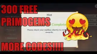 Genshin Impact 1.2 | FREE 300 PRIMOGEMS!!! | More redeemable codes for yah!