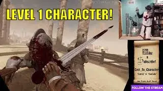 Beating Swordsman VR as a Level 1 Character (The Desert)