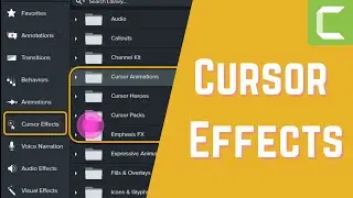 Customize Cursor Effects in Camtasia