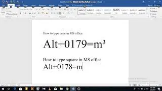 how to type square and cube on your typical keyboard