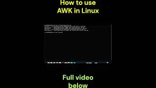 AWK Made Easy for Beginners in Linux