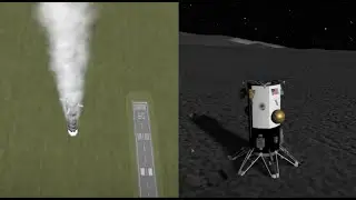 Nova-C Falcon 9 Mission in KSP (first and second stage recovery)