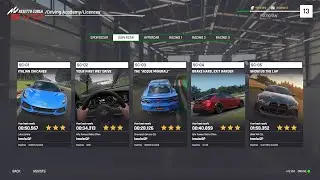 Getting 3 Stars In Every Challenge | Supercar License | Assetto Corsa EVO